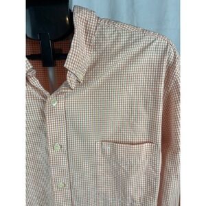 Madison Clothing‎ Co Men's XL Gingham Check Button Down Long Sleeve Shirt